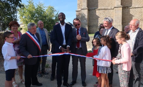 inauguration du bourg par Herve Berville septembre 2019